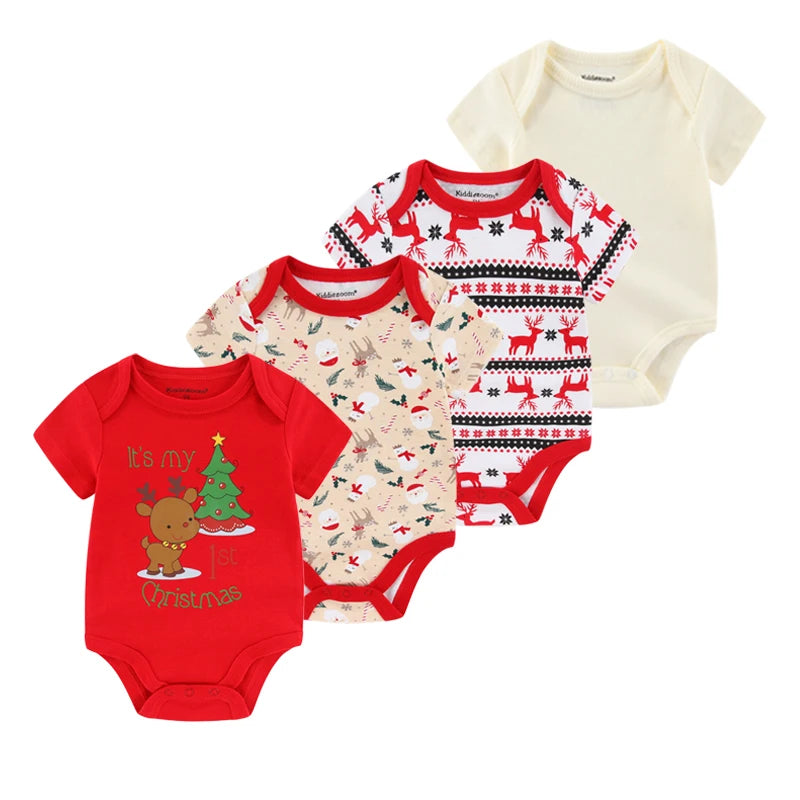 Pyjama Bébé “Pack Brisé” – Lot de 3 ou 4 Pyjamas en Coton Doux