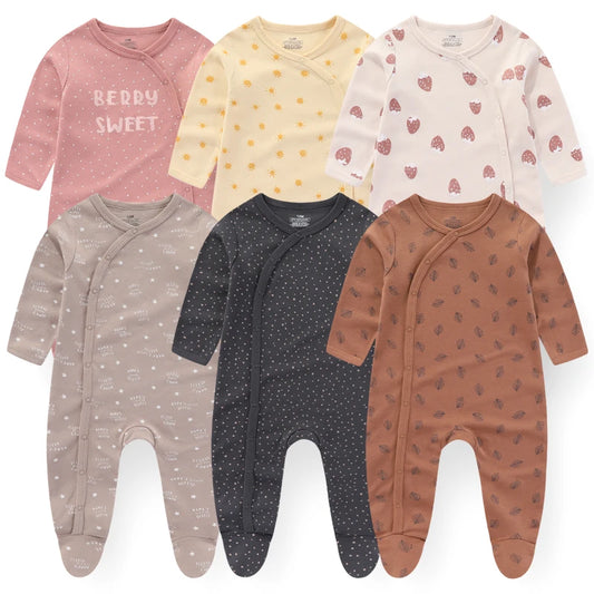 Pyjama Bébé “Trio Essentiel” – Lot de 3 Pyjamas en Coton
