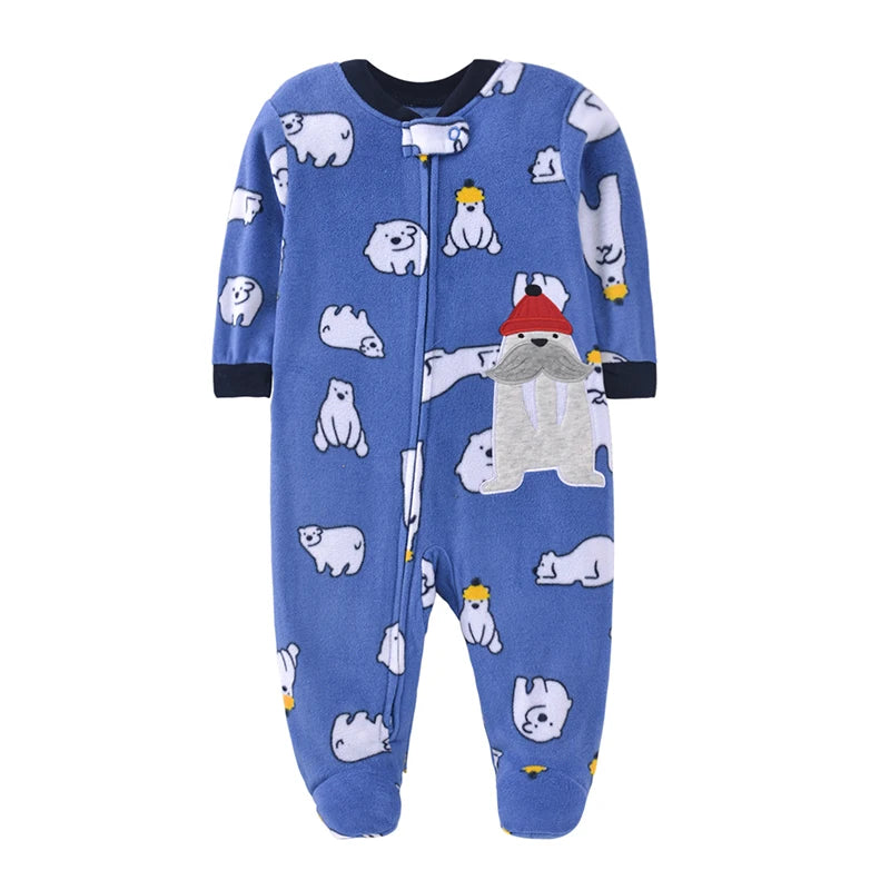 Pyjama Bébé “Forêt Douce” – Combinaison Coton Doux, Respirante et Confort Nuit & Jour