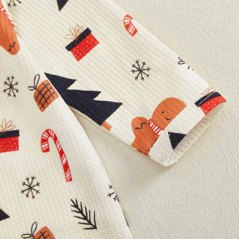 Pyjama Bébé “Magie d’Hiver” – Ensemble Festif avec Bonnet ou Bandeau Inclus