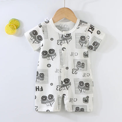 Pyjama Bébé “Brise d’Éveil” – Robe en Coton Été, Légère et Confortable
