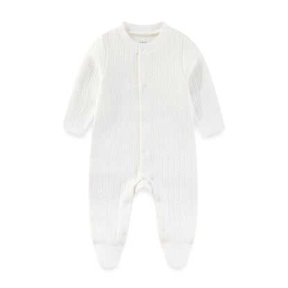 Pyjama Bébé Hiver Maille Tricot – Grenouillère Coton Chaud 0-24 Mois