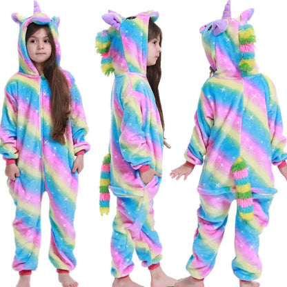 Kigurumi Enfant Hiver – Pilou Pilou Polaire, Licorne, Loup & Animaux