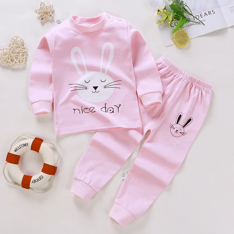 Pyjama Bébé & Enfant “Petits Rêves” – Ensemble Coton Doux Motifs Imprimés