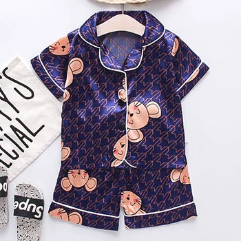 Pyjama Bébé « Satin des Petits Rêves » – Été Mixte