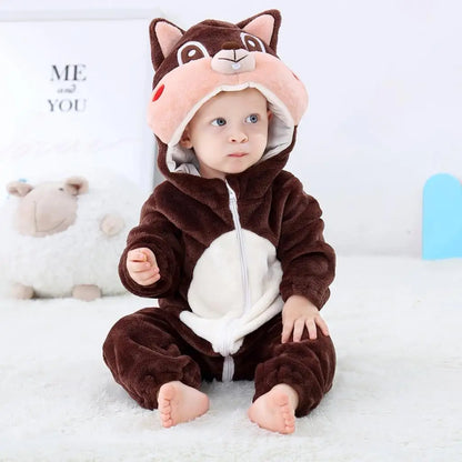 Pyjama pilou pilou Polaire Enfant Hiver – Licorne, Loup, Dino & Animaux, Combinaison Chaude