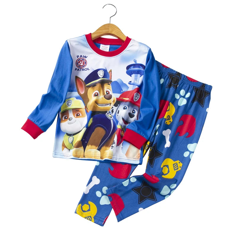 Pyjama Enfant “Pat’Patrouille” – Ensemble Coton Doux, 2 Pièces Manches Longues