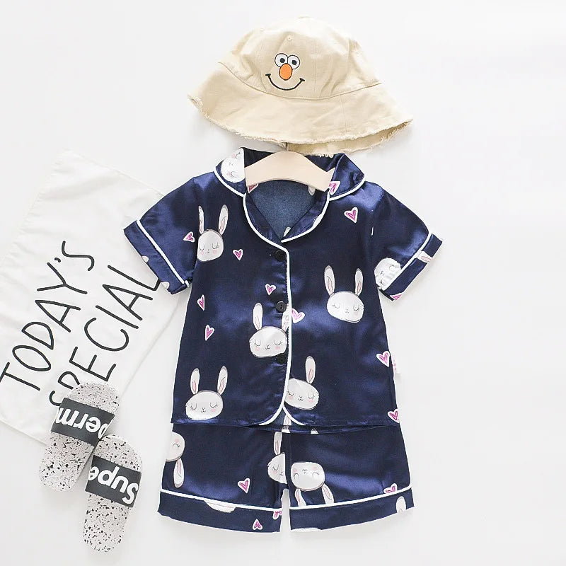 Pyjama Bébé « Satin des Petits Rêves » – Été Mixte