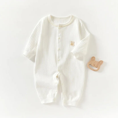 Pyjama Bébé Léger Coton "Little Nevia" – Grenouillère Été Respirante 0-24 Mois