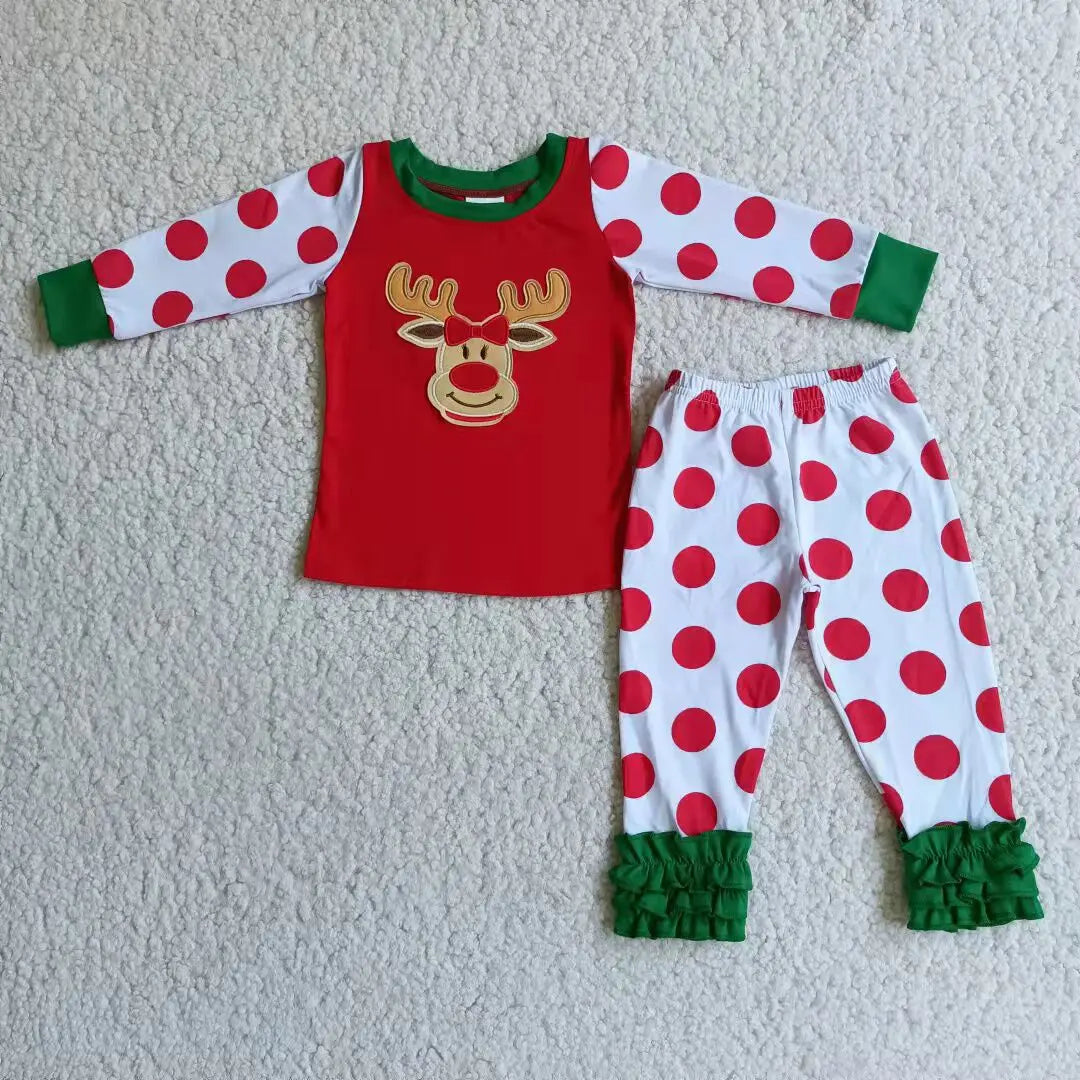 Combinaison Bébé “Petit Renne d’Hiver” – Tricot Chaud et Confortable, Noël 0-24 Mois