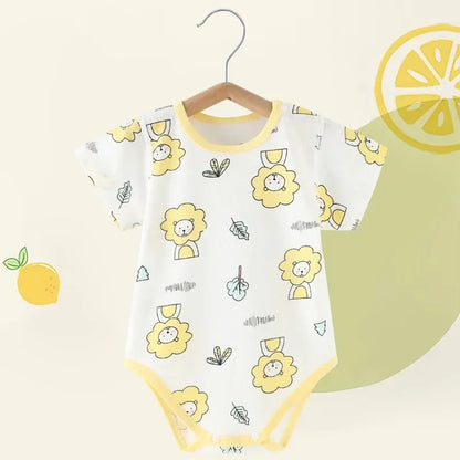 Pyjama Bébé Été “Clair de Fraîcheur” – Barboteuse en Coton Respirant