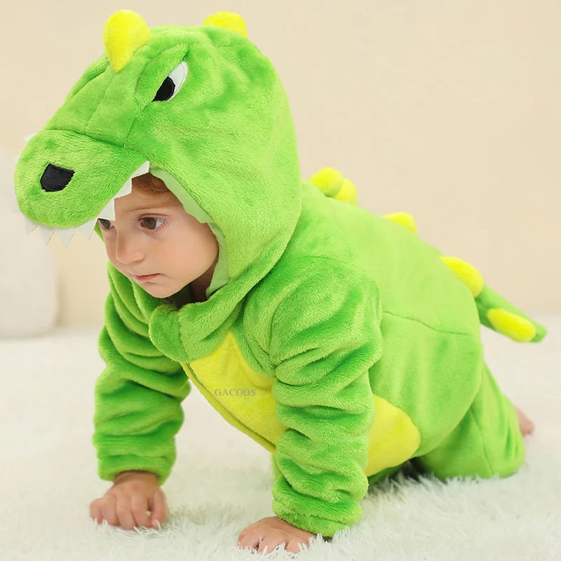 Pyjama pilou pilou Polaire Enfant Hiver – Licorne, Loup, Dino & Animaux, Combinaison Chaude