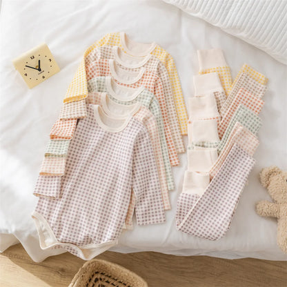 Pyjama Bébé en Coton Peigné – Grenouillère Unisexe Automne Hiver 0-24 mois