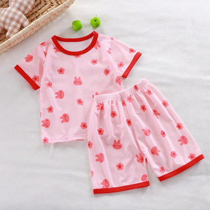 Pyjama Enfant Été “Jungle & Fun” – Coton Respirant à Imprimés Ludiques