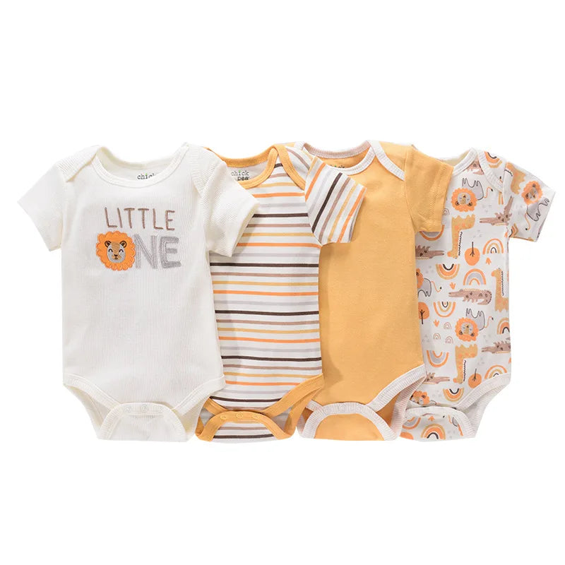Pyjama Bébé “Pack Brisé” – Lot de 3 ou 4 Pyjamas en Coton Doux