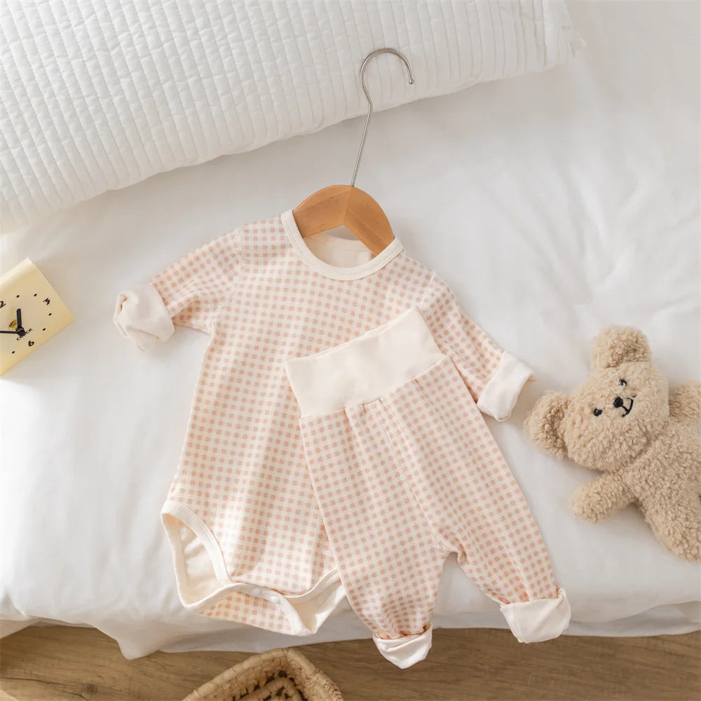 Pyjama Bébé en Coton Peigné – Grenouillère Unisexe Automne Hiver 0-24 mois