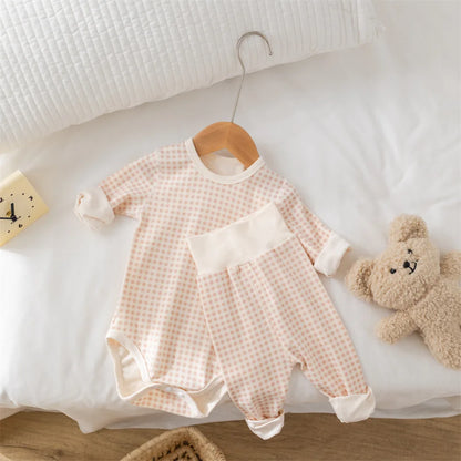 Pyjama Bébé en Coton Peigné – Grenouillère Unisexe Automne Hiver 0-24 mois