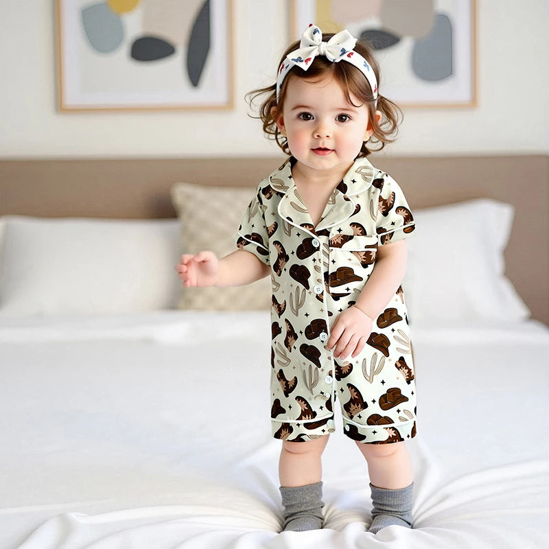 Pyjama Bébé 2 Pièces “Léger” – Ensemble Coton Garçon & Fille pour bébés de 0 à 24 mois