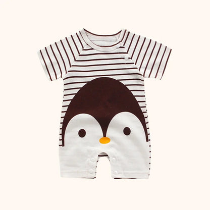 Pyjama Bébé Été “Clé du Ciel” – Barboteuse en Coton Doux 0-18 Mois