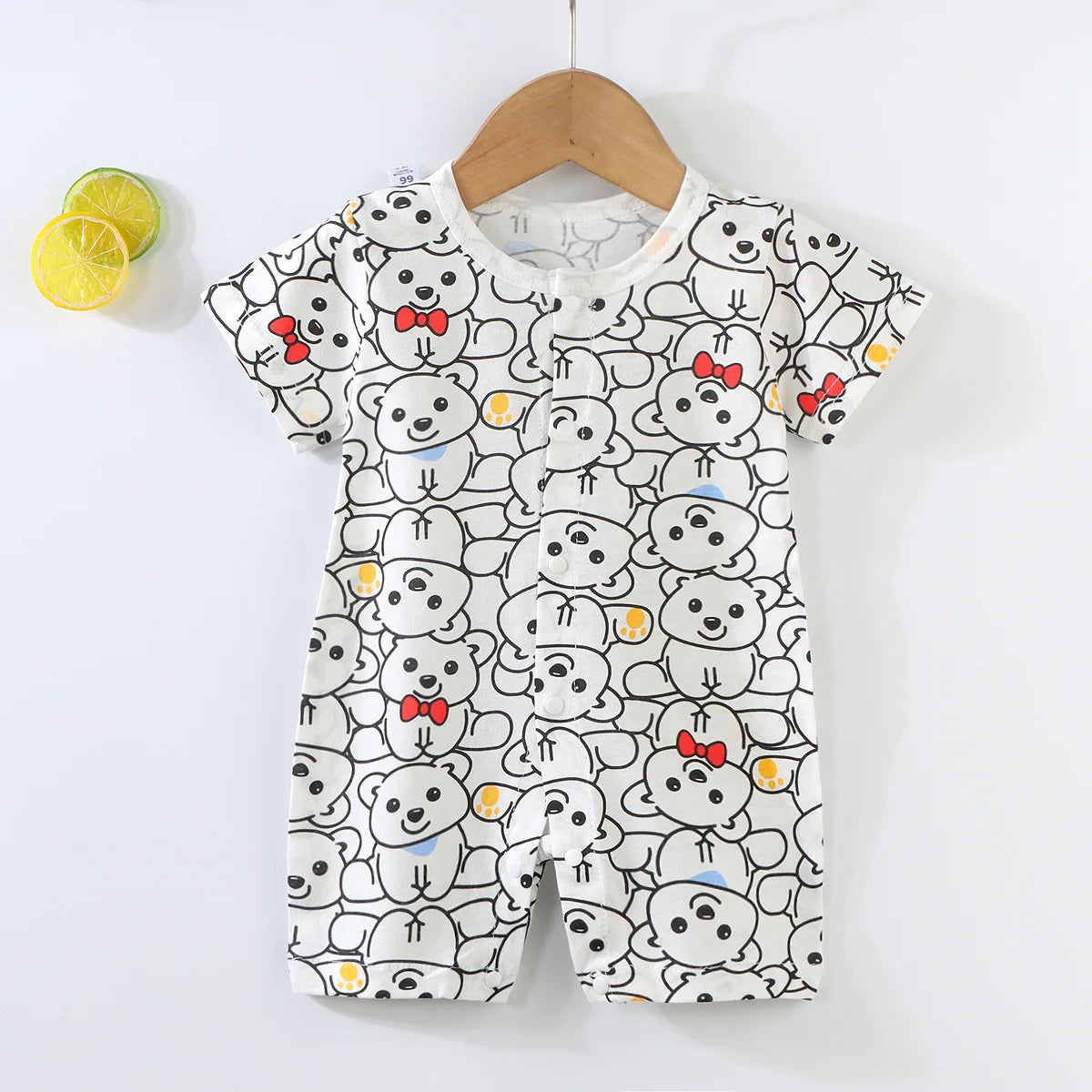 Pyjama Bébé “Brise d’Éveil” – Robe en Coton Été, Légère et Confortable