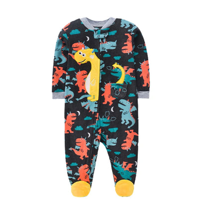 Pyjama Bébé “Forêt Douce” – Combinaison Coton Doux, Respirante et Confort Nuit & Jour