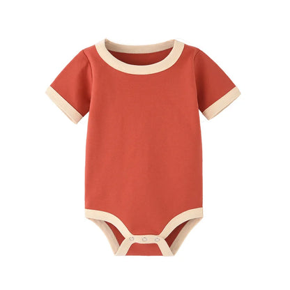 Pyjama Bébé Body Demi-Saison – Combinaison en Coton Doux Été & Automne 0-24 Mois