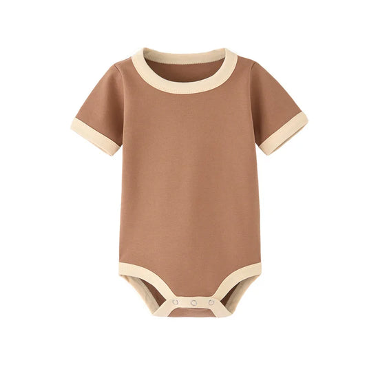 Pyjama Bébé Body Demi-Saison – Combinaison en Coton Doux Été & Automne 0-24 Mois