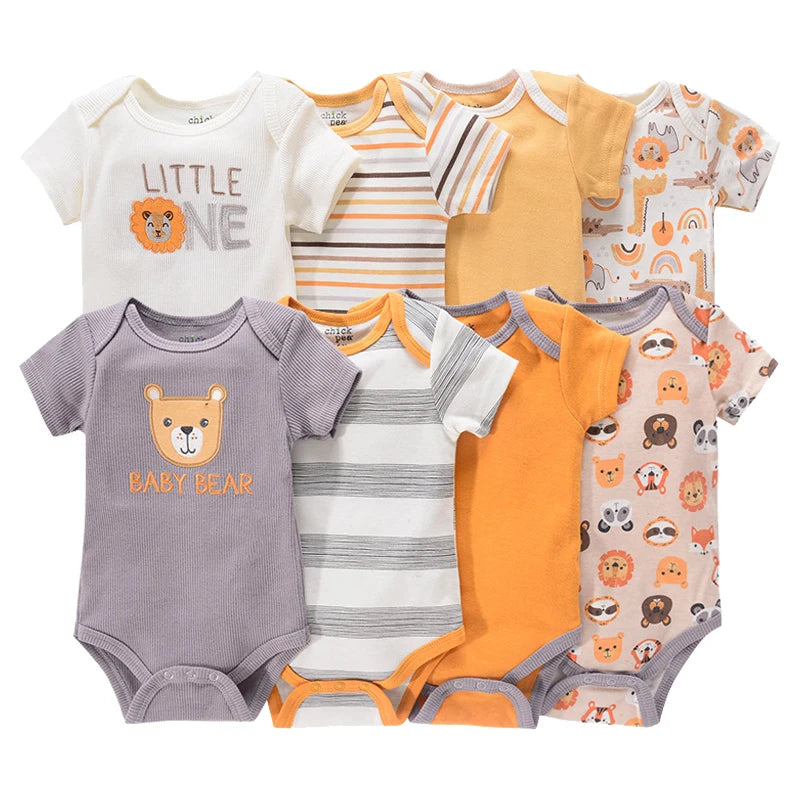 Pyjama Bébé “Pack Brisé” – Lot de 3 ou 4 Pyjamas en Coton Doux