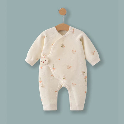 Pyjama Bébé "Coton Étoiles" – Grenouillère Unisexe Motif 0-24 Mois