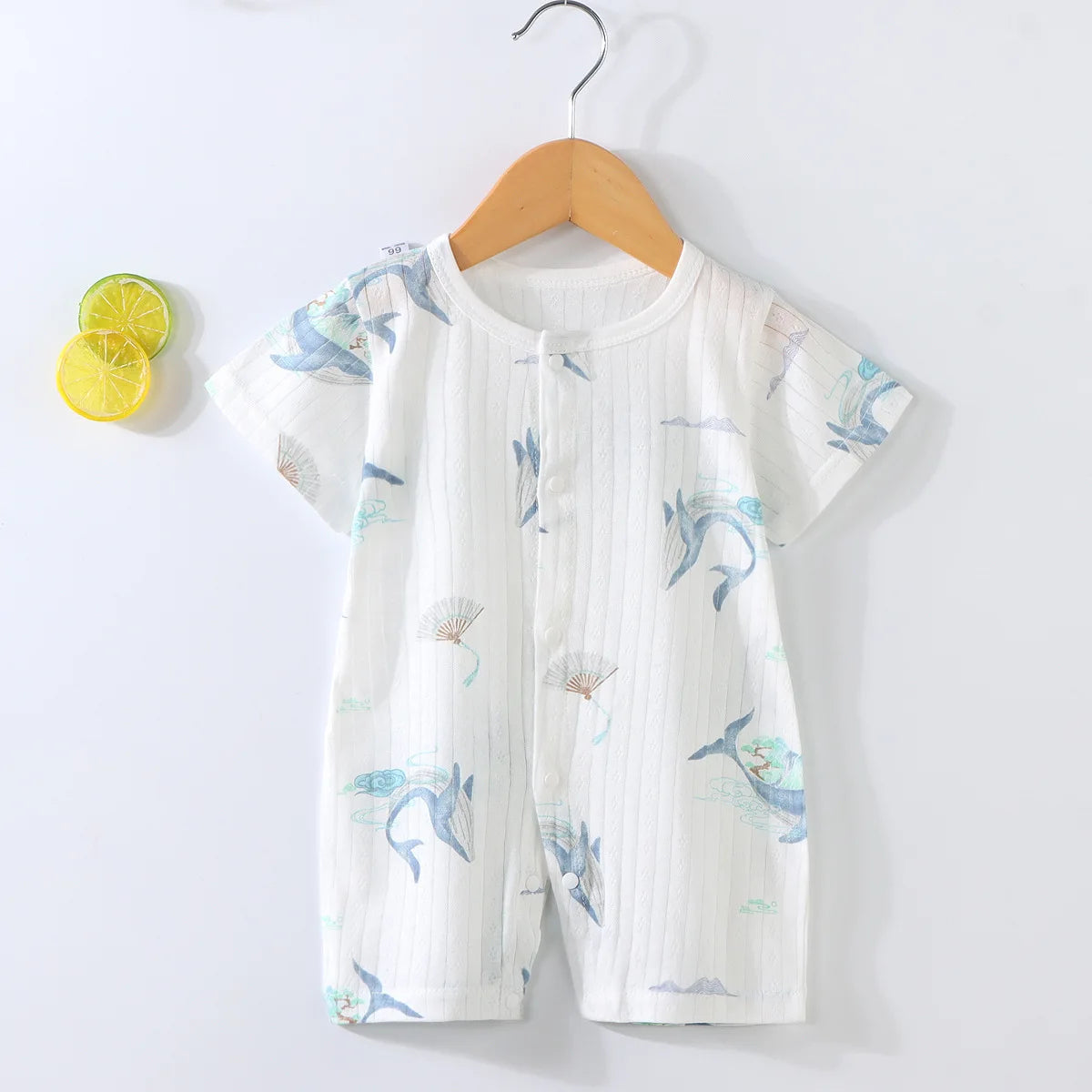 Pyjama Bébé “Brise d’Éveil” – Robe en Coton Été, Légère et Confortable