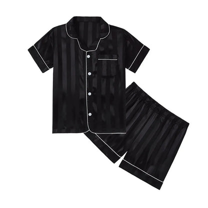 Pyjama Enfant Été “Libre” – Ensemble Mixte en Coton Léger, Manches Courtes & Short