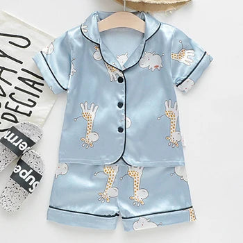 Pyjama Bébé « Satin des Petits Rêves » – Été Mixte