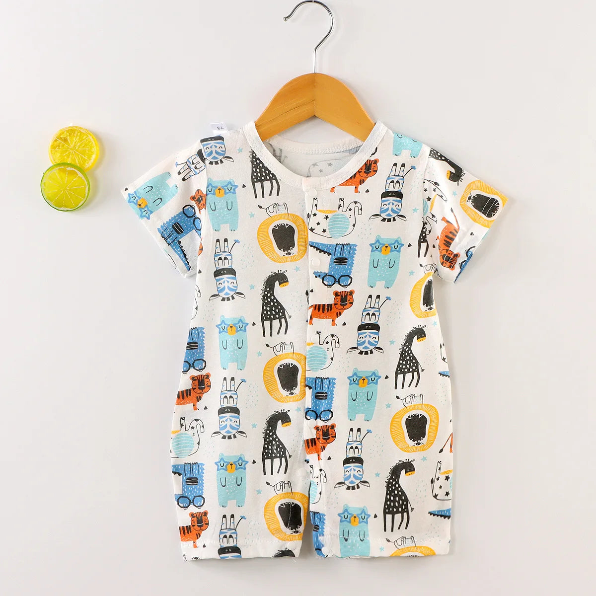 Pyjama Bébé “Brise d’Éveil” – Robe en Coton Été, Légère et Confortable