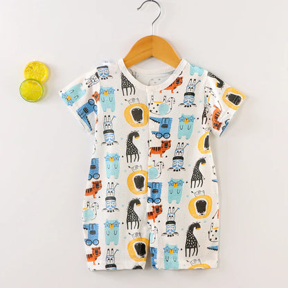 Pyjama Bébé “Brise d’Éveil” – Robe en Coton Été, Légère et Confortable