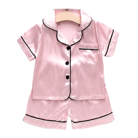 Pyjama Bébé « Satin des Petits Rêves » – Été Mixte
