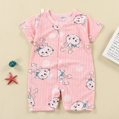 Pyjama Bébé “Brise d’Éveil” – Robe en Coton Été, Légère et Confortable