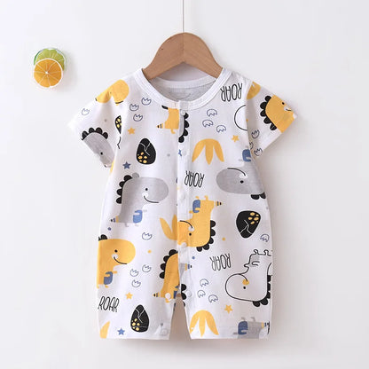 Pyjama Bébé “Brise d’Éveil” – Robe en Coton Été, Légère et Confortable