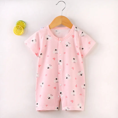 Pyjama Bébé “Brise d’Éveil” – Robe en Coton Été, Légère et Confortable