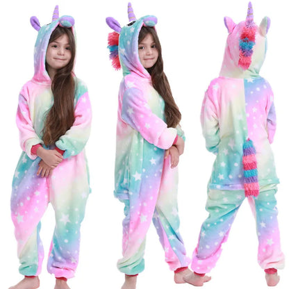 Kigurumi Enfant Hiver – Pilou Pilou Polaire, Licorne, Loup & Animaux