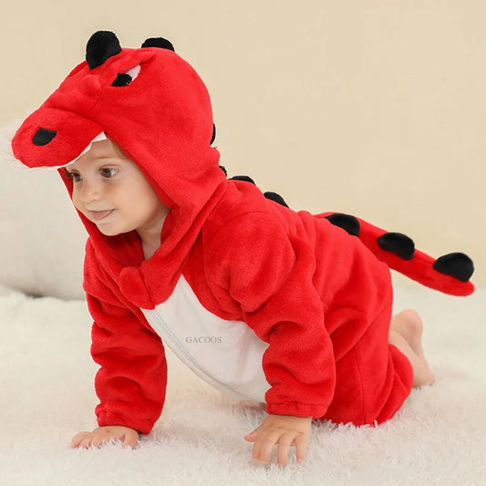 Pyjama pilou pilou Polaire Enfant Hiver – Licorne, Loup, Dino & Animaux, Combinaison Chaude