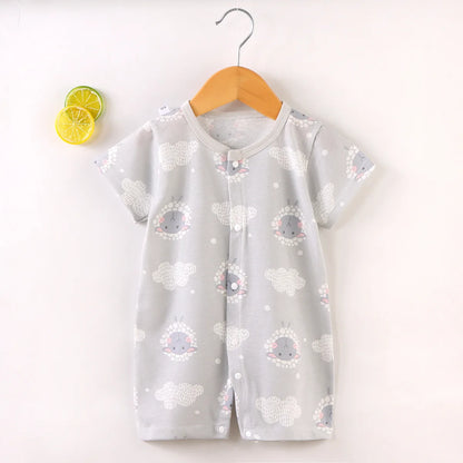 Pyjama Bébé “Brise d’Éveil” – Robe en Coton Été, Légère et Confortable