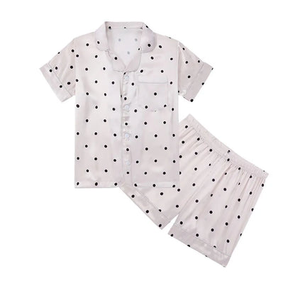 Pyjama Enfant Été “Libre” – Ensemble Mixte en Coton Léger, Manches Courtes & Short