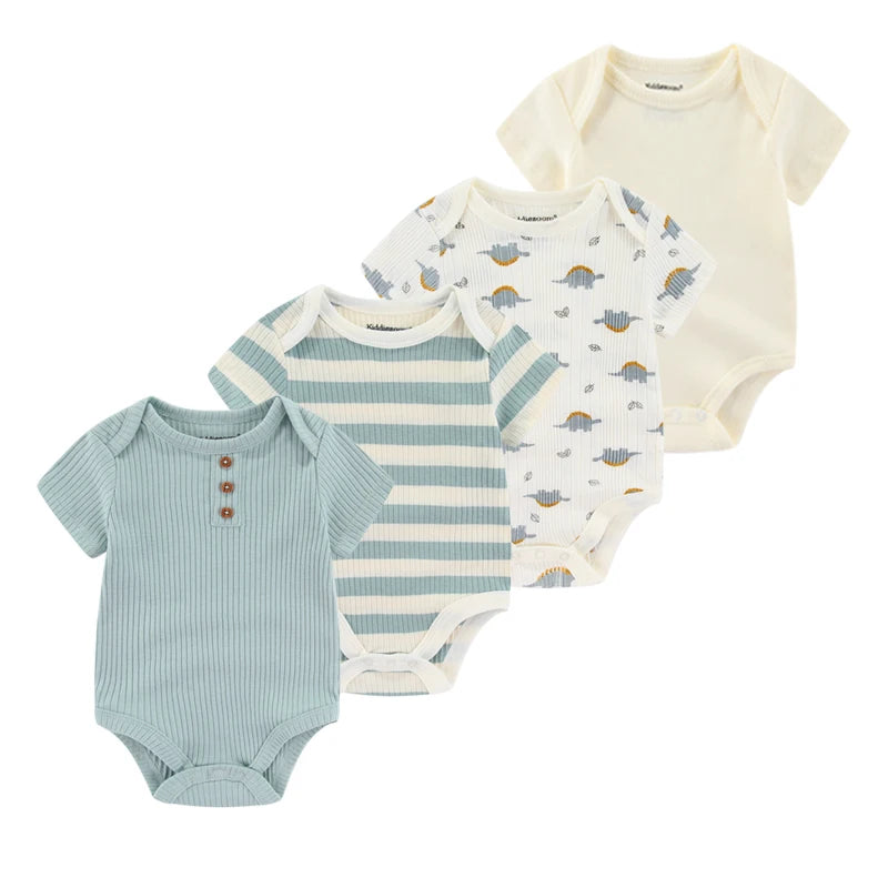 Pyjama Bébé “Pack Brisé” – Lot de 3 ou 4 Pyjamas en Coton Doux