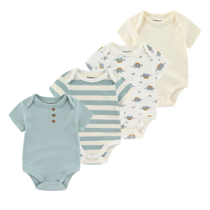 Pyjama Bébé “Pack Brisé” – Lot de 3 ou 4 Pyjamas en Coton Doux