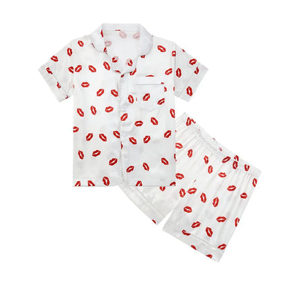 Pyjama Enfant Été “Libre” – Ensemble Mixte en Coton Léger, Manches Courtes & Short