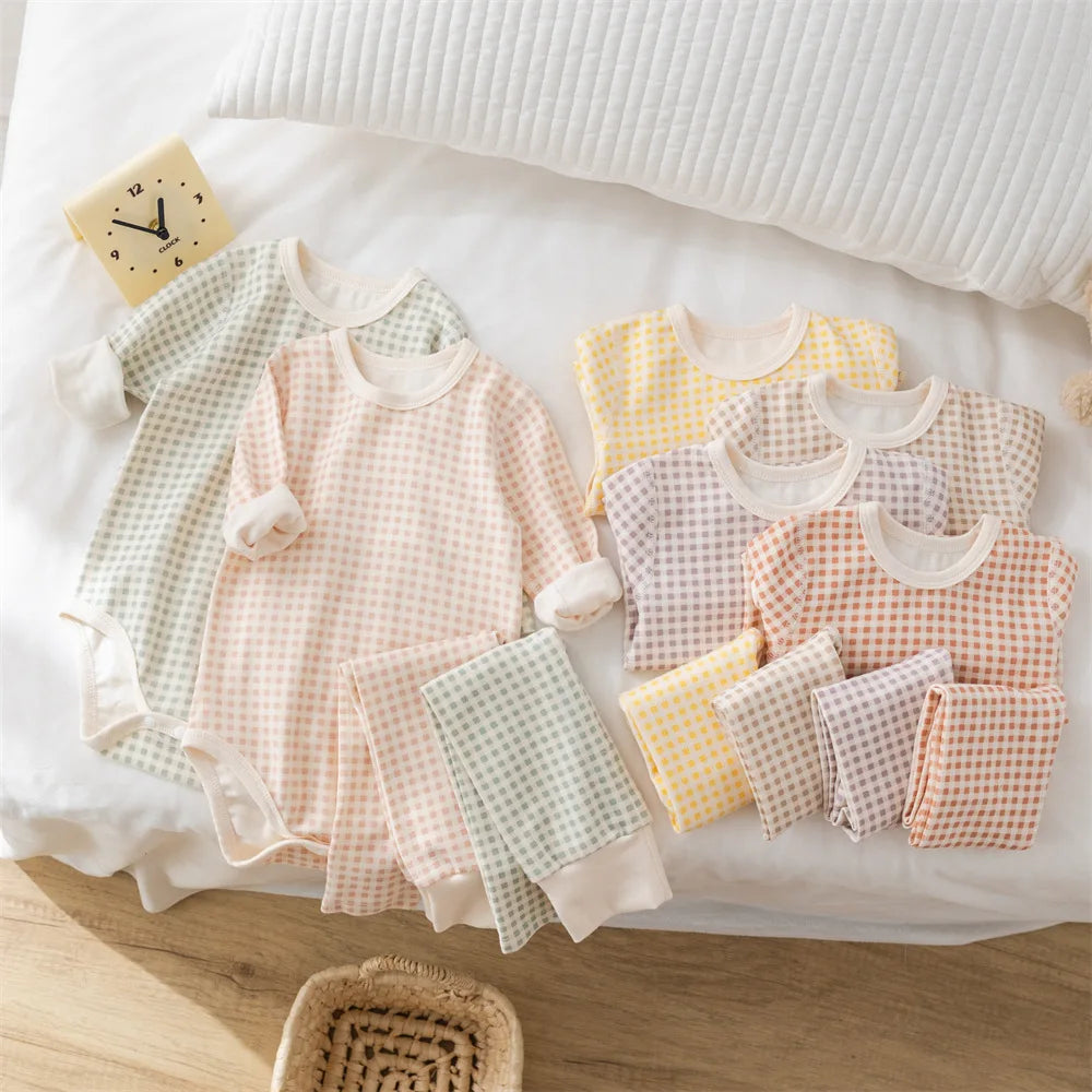 Pyjama Bébé en Coton Peigné – Grenouillère Unisexe Automne Hiver 0-24 mois