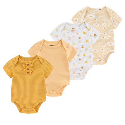 Pyjama Bébé “Pack Brisé” – Lot de 3 ou 4 Pyjamas en Coton Doux