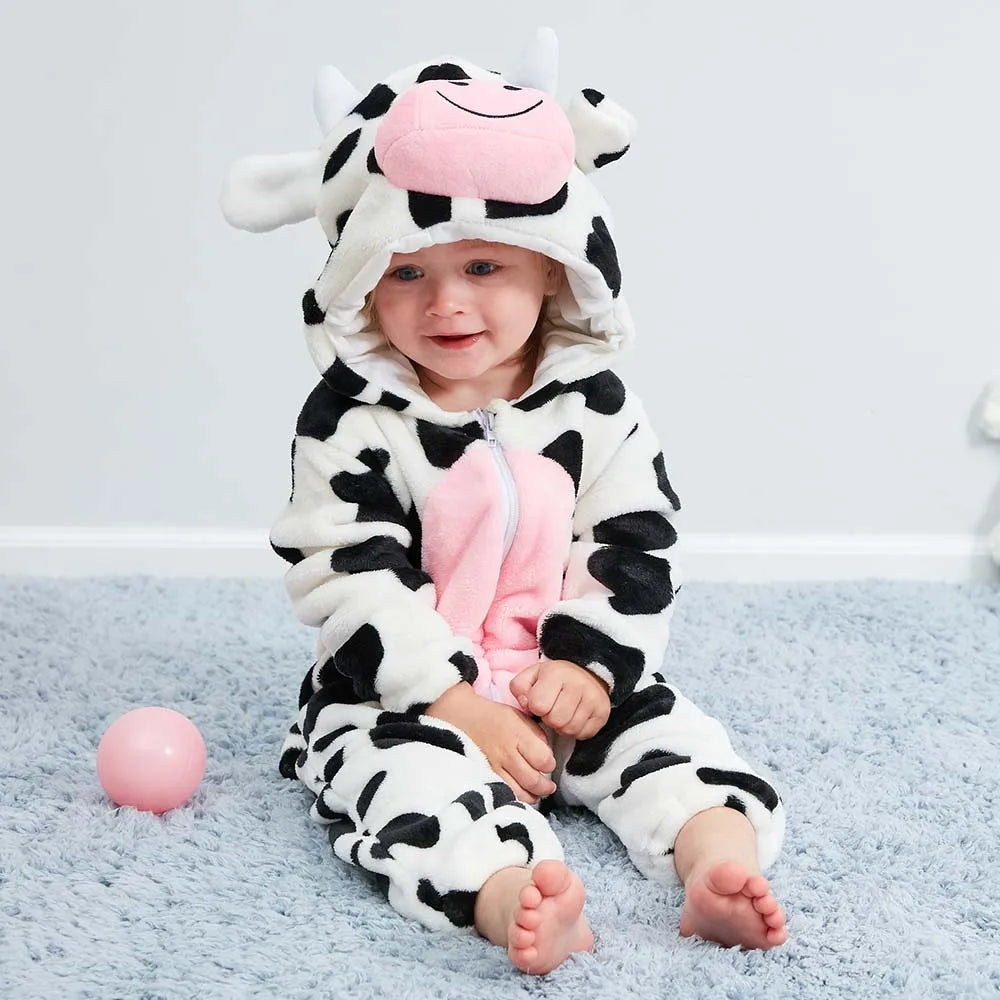 Pyjama pilou pilou Polaire Enfant Hiver – Licorne, Loup, Dino & Animaux, Combinaison Chaude