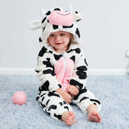 Pyjama pilou pilou Polaire Enfant Hiver – Licorne, Loup, Dino & Animaux, Combinaison Chaude