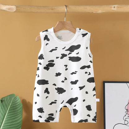 Pyjama Bébé “Souffle d’Été” – Combinaison Légère en Coton